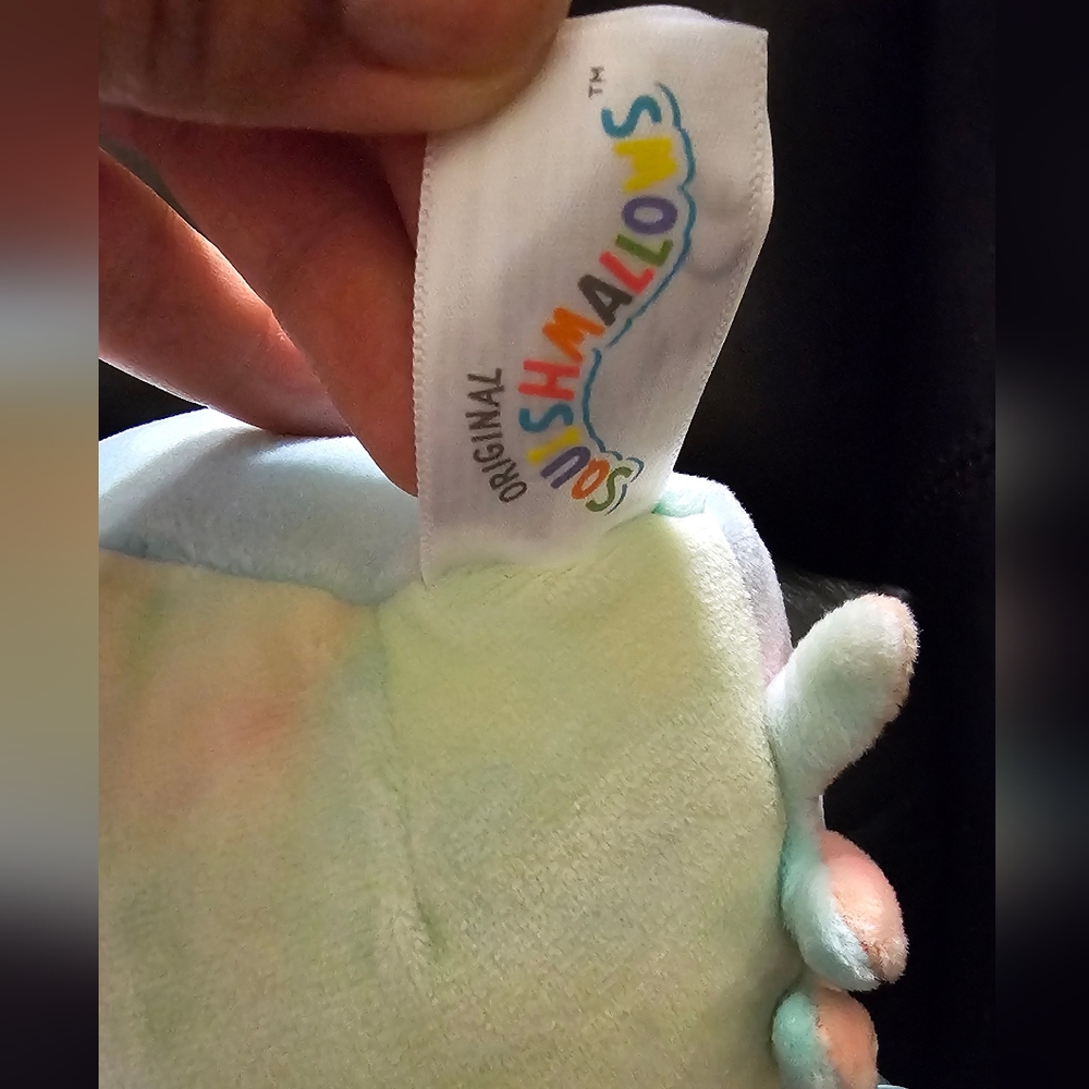 Squishmallow Candis the Shrimp Colorful Tie Dye Plush 5 Inch Toy New With Tags - Picture 6 of 11